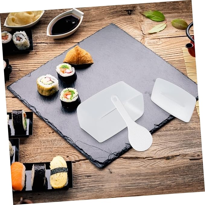 LIFKOME 2Sets Rice Ball Molds DIY Sushi Maker Kitchen Tool Food Grade Easy to Use for Bento Fun Sushi Making Gadget for Creative Meal Prep
