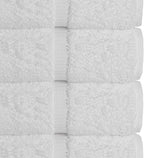 Chakir Turkish Linens | Hotel & Spa Quality 100% Cotton Premium Turkish Towels | Soft & Absorbent (4-Piece Bath Towels, White)