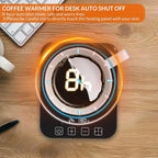 Coffee Mug Warmer,Cup Warmer with 7 Temp Settings,8H Auto Shut Off & 12H Timer,Fast Bottle Warmers for All Bottles,The Ultimate Coffee Warmer Plate for Beverage Lovers (Black)