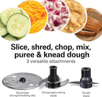 Hamilton Beach Stack & Snap Food Processor with Bowl Scraper, 10 Cup Capacity, Black, (Renewed) R70822