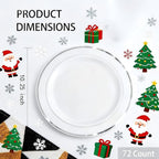 WELLIFE Silver Plastic Dinner Plates 72 Pieces, 10.25" Silver Disposable Plates, Premium Hard Plastic Lunch Plates, Ideal for Wedding and Party