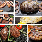 GGC Cast Iron Reversible Grill Griddle，Double Sided Grill Pan Perfect for Gas Grills and Stove Tops, 13 x 8.25 Rectangular Baking Flat and Ribbed Griddle Plate