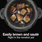 Proctor Silex Proctor-Silex Simplicity 4-in-1 Electric Pressure Cooker, 3 Quart Multi-Function With Slow Cook, Steam, Sauté, Rice, Stainless Steel (34503)