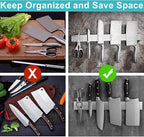 Magnetic Knife Holder for Wall, Knife Magnetic Strip Magnetic Knife Holder for Refrigerator Mount Knife Rack Kitchen Utensil Holder Metal Tool Holder Knife Block Kitchen Organizers Accessories 17 Inch