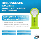 Nightstick XPP-5564 Intrant® Duo Intrinsically Safe Turbo Dual-Light Angle Light - 4 AA