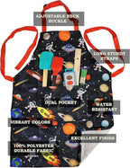 Kids Apron - cooking, gardening, artist, painting, cleaning, baking, pottery, chef, kitchen - gift boys, girls