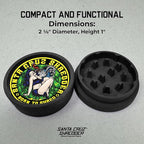 Santa Cruz Shredder Born to Shred Grinder for Herbs Knurled Top for Stronger Grip 2-Piece Medium 2.2