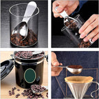 Stainless Steel 1 Tablespoon Measuring Coffee Scoop Spoon (Stainless Steel 3)