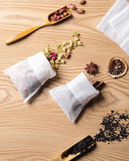 200pcs Disposable Tea Bags for Loose Leaf Tea, Tea Filter Bags with Free Tea Spoon for Loose Tea Loose Leaf Tea, Coffee, Spice, Herbs (QS53)