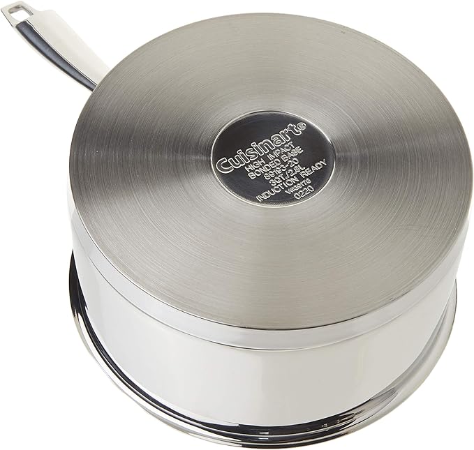 Cuisinart Professional Stainless Saucepan with Cover, 3-Quart, Stainless Steel