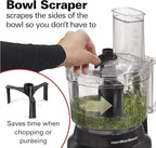 Hamilton Beach Food Processor & Vegetable Chopper Bundle (70730 + 72850)