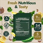 Middle Eastern Green Chili Sauce 18oz (Zhoug) | Spicy Sauce with Cilantro, Garlic, Jalapenos, Poblano, Scotch Bonnet Peppers, Olive Oil, Lemon, Chipotle | Vegan Chili, Non-GM, Kosher | Hot Sauces (2)
