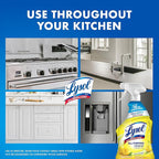 Lysol All Purpose Cleaner Spray, Multi-Purpose Disinfecting Spray, Kitchen & Bathroom Cleaner, Lemon Breeze, Lavender, Mango 32oz (Pack of 4)