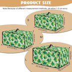 Clover Print Toaster Oven Cover Heavy Duty, Heat Resistant Dust-proof Toaster Cover Kitchen Small Appliance Protective Slipcover Washable Slipcover for Kitchen Counter, Green, M