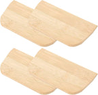 Zerodeko 4pcs Pancake Scraper Clean Crepe Spatulas Lightweight Cooking Tools for Home Kitchen and Outdoor Picnics