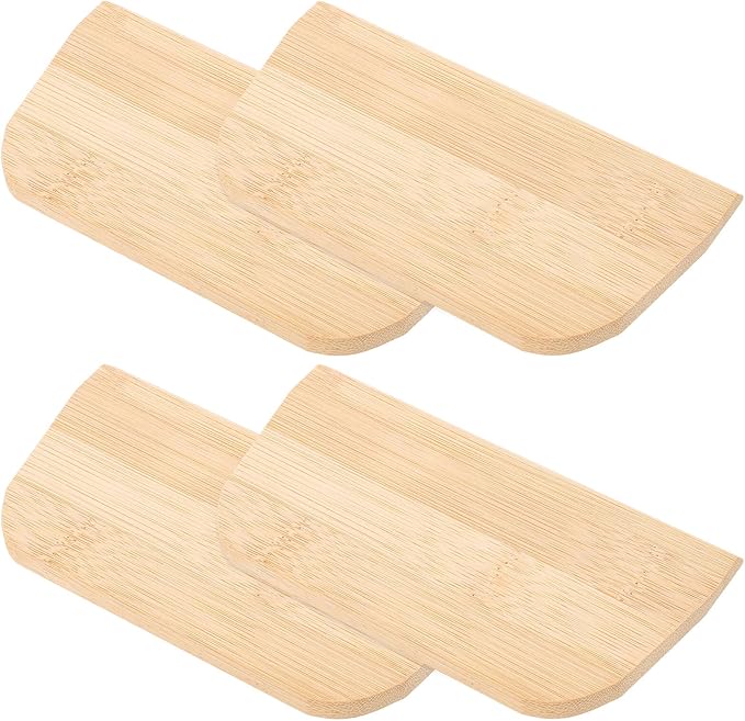 Zerodeko 4pcs Pancake Scraper Clean Crepe Spatulas Lightweight Cooking Tools for Home Kitchen and Outdoor Picnics