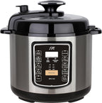 EPC-13CB: 6.5-Quart Stainless Steel Electric Pressure Cooker with Quick Release Button