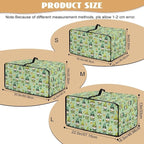 St. Patrick's Day Gnome Print Toaster Oven Cover, Clover Beer Pattern Anti Scratch Microwave Cover for Kitchen Countertop Appliance Dust Protector Decorative Oven Accessories, Green, L