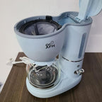 XFH_,Coffee makers, electric – Compact and User-Friendly with Auto Pause & Serve, Reusable Filter, Office & Dorm Use, Blue