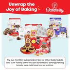 Baketivity Caramel Kisses Kids Baking Kit - Baking Set for Girls and Boys Ages 4-12 - Kids Cooking Kit with Premeasured Ingredients, Instructions, Video, STEM Activities