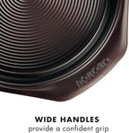 Circulon 47110 Nonstick Bakeware Set with Cookie and Cake Pans 3 Piece Chocolate
