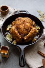 Lodge Seasoned Cast Iron Skillet - PFAS-Free, Non-Toxic Cookware - Use with an Oven, Stove, Grill, or Campfire - Naturally Non-Stick & Oven Safe - 13.25 Inches