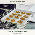 GreenPan Bakeware Set, 7 Piece Nonstick Ceramic Gold Handle Baking Sheets, Cake Pans, Loaf Pan, Muffin Tin, Cooling Rack, PFAS & BPA Free, Freezer to Oven Dish, Bake & Roast Ovenware, Cream