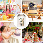 3 Pack Tall Cake Boxes for Tier Cakes,12 x12x14 Inches Large Tiered Cake Carriers with Windows,10in 12in Disposable Layer Tall Baking boxes with Handle for Birthday,Wedding,Party
