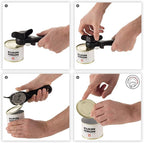 Kuhn Rikon Auto Safety LidLifter/Can Opener with Ring-Pull, 8 x 2.5 x 2.75 inches, White