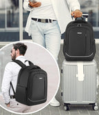 PEKREWS Bartender Bag, Travel Bartending Backpack for Carrying Bar Kit, Portable Bar Bag for Tools Set Storage Cocktail Shaker and Wine Bottle Carrier, Professional Mixology Gift (Backpack Only)