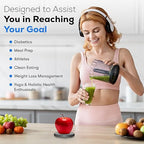 Portable Food Scale with Nutritional Calculator. Rechargeable Travel Size for Weight Loss, Nutrition, Calories, Diabetes, Meal Prep - Pocket Digital Kitchen Scales - Free GOURMETMILES App