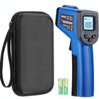 Infrared Thermometer Gun for Cooking, Digital Laser Temperature Thermometer -58℉~1022℉ IR Thermometer Gun for Blackstone Pizza Oven Deep Frying Other Daily Uses with Hard Carrying Case (NOT for Human)