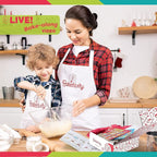 Baketivity Vanilla Cake Pops Making Kit for Kids - DIY Baking Set with Pre-Measured Ingredients - Party Supply Kit for Children Ages 6 and Up - Best Gift Idea for Boys and Girls
