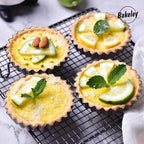 Mini Tart Pan Set, 4-Inch 4pcs with Removable Loose Bottom Non-Stick Round Quiche Bakeware for Oven and Instant Pot Baking (Champagne Gold)