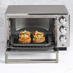 Ecolution Non-Stick Toaster Oven Bakeware Set 4-Piece, Carbon Steel, Easy to Clean and Perfect for Single Servings, Gray (Pack of 6)