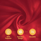 BRILLMAX 10 Pack Burgundy Tablecloths for 6 Foot Rectangle Tables 60 x 102 Inch - 6ft Rectangular Bulk Linen Polyester Fabric Washable Cloth Cover for Wedding Reception Banquet Birthday Party