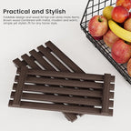 Wire Fruit Basket for Kitchen Storage: Hanging and Counter Wall Fruit Basket for Vegetable Produce - Potato and Onion Storage for Pantry 3 Pack