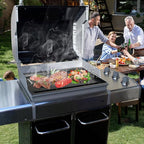 Genesis 300 Griddle Insert for Weber Genesis E310 S310 S320 E320 S330 EP320 EP310 EP330 CEP-310 Grill Parts, 7524 Carbon Steel Full-Size Flat Top Griddle Plate for Weber 7528 Grates
