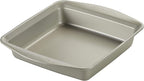 Rachael Ray Nonstick Bakeware Set without Grips includes Nonstick Bread Pan, Baking Pans, Cake Pans, Cookie Sheet / Baking Sheet - 10 Piece, Silver