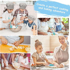 Kids Cooking and Baking Set with Storage Case Real Cooking Supplies with Cookbook Knives Apron Chef Hat Kids Cooking Utensils for Girls Boys