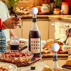 Golf Club Bottle Opener, Wine Opener & Stoppers Set Zinc Alloy Manual Wine Bottle Opener for Golf & Wine Lovers, Set of 3
