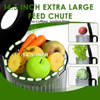 Cold Press Juicer, Touchscreen Juicer Machines with Wide Feed Chute, Stainless Steel Masticating Juicers Easy to Clean, Ergonomic Operational Panel Design, High Juice Yield, Gray
