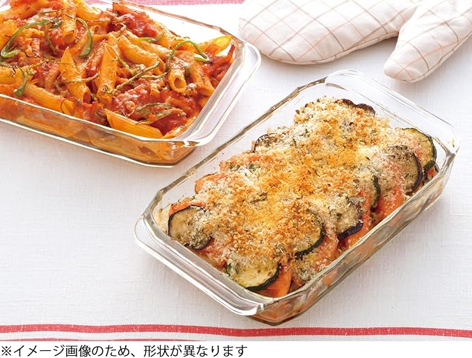 iwaki BC3840 Heat Resistant Glass Toaster Oven Dish, Basic Series, Half 5.7 x 4.7 x 1.5 inches (144 x 120 x 39 mm), 12.4 fl oz (340 ml)