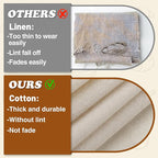 6pcs 100% cotton Tea Towels for Baking Sourdough - 28" Unbleached Bread Basket Flour Sack Towels, Proofing Cover Cloth for Dough Raising Baguettes Loaves Ciabatta, Bread Making Accessories Bakers Gift
