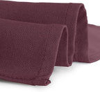 Gee Di Moda Rectangle Tablecloth - 60 x 126 Inch Burgundy Table Cloth for 8 Foot Rectangle Tables - Heavy Duty Washable Fabric - for Holiday Party, Dinner, Weddings, Baby Shower & Events