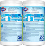 Clorox Disinfecting Wipes Value Pack, Bleach Free Cleaning Wipes, 75 Count Each, Pack of 2, Packaging May Vary