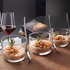 Bormioli Rocco Essential Decor Glassware – Set Of 12 Mini 7.5 Ounce Drinking Glasses For Water, Beverages ,Cocktails & Candle Holders – 7.5oz Clear Tempered Glass Tumblers