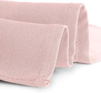 Gee Di Moda Rectangle Tablecloth - 70 x 120 Inch Pink Table Cloth for 6 or 8 Foot Rectangle Tables - Heavy Duty Washable Fabric - for Holiday Party, Dinner, Weddings, Baby Shower & Events