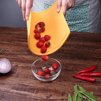 Liflicon Thick Silicone Cutting Boards for Kitchen Silicone Chopping Boards/Mats Set of 2 Extra Large14.6''x10.43'', Mini 9.1”x7.1” Non-slip Deep Drip Juice Groove, Dishwasher Safe-Yellow
