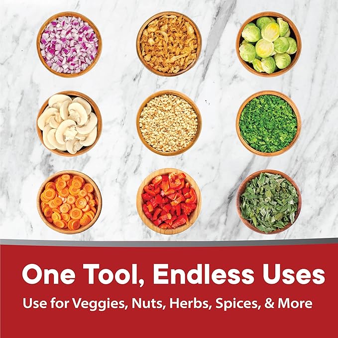 Original Slap Chop Slicer with Stainless Steel Blades & Cheese Graty | Manual Food Chopper & Twist Grater for Cheese, Vegetables, Salad Toppings, & More | Lightweight & Easy to Clean